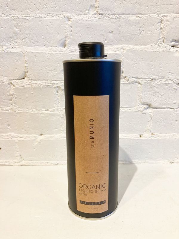 The Munio Organic Liquid Soap Refill- Juniper