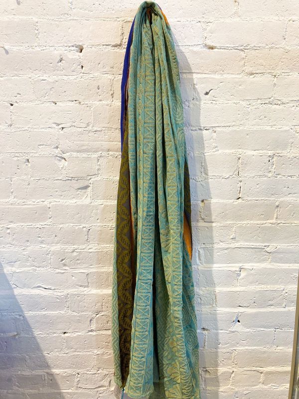 Catherine André Beausoleil Scarf- Turquoise