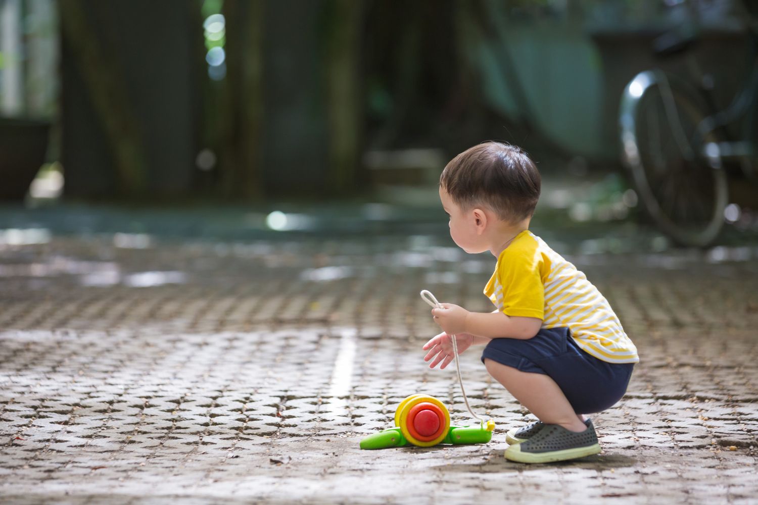 PlanToys: Pull-Along Snail | Rainbow