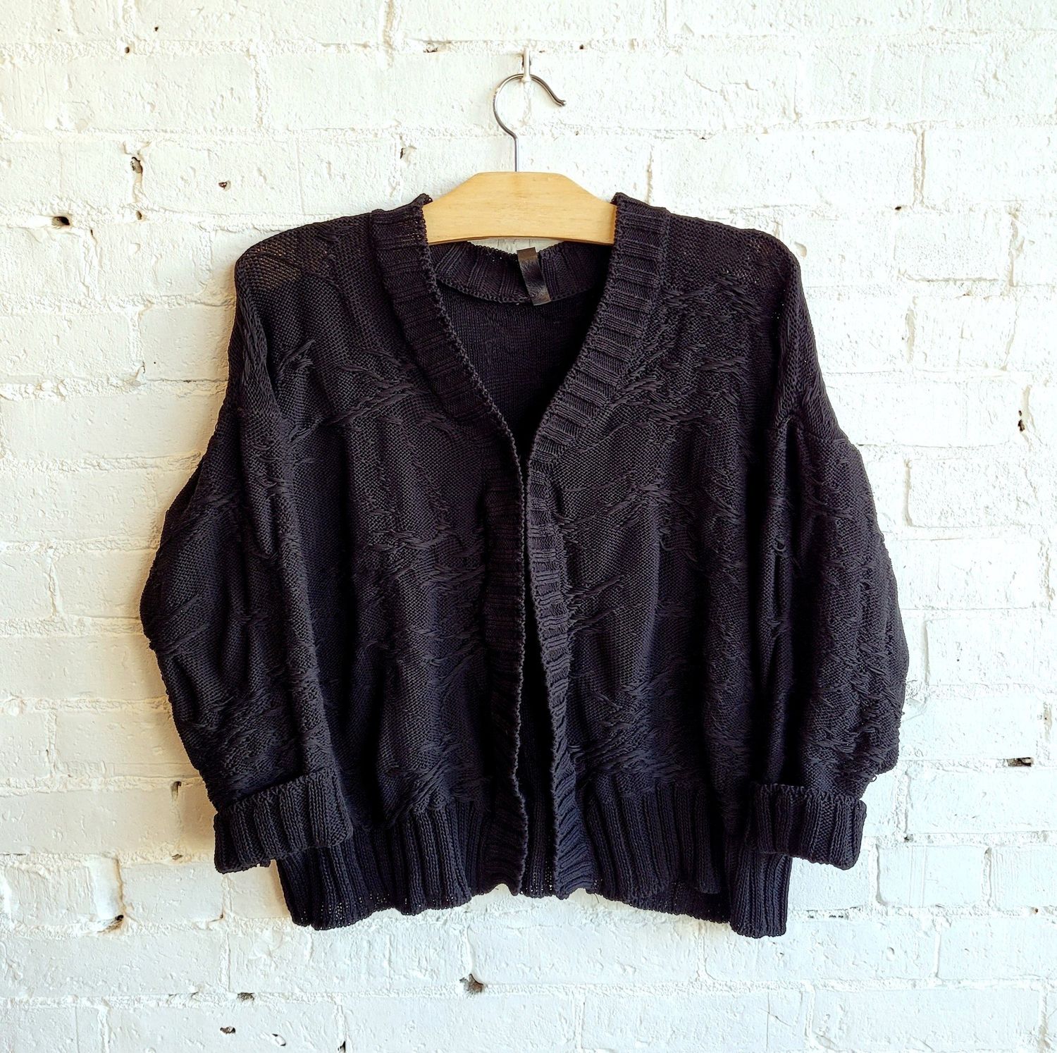 Serienumerica:  Loose Fit Cardigan | Black | One Size