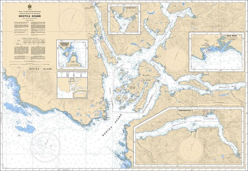Nautical Charts - 3677 - Kyuquot