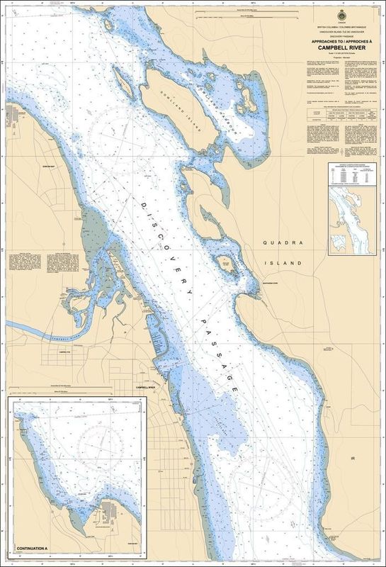 Nautical Charts - 3540 - Campbell River