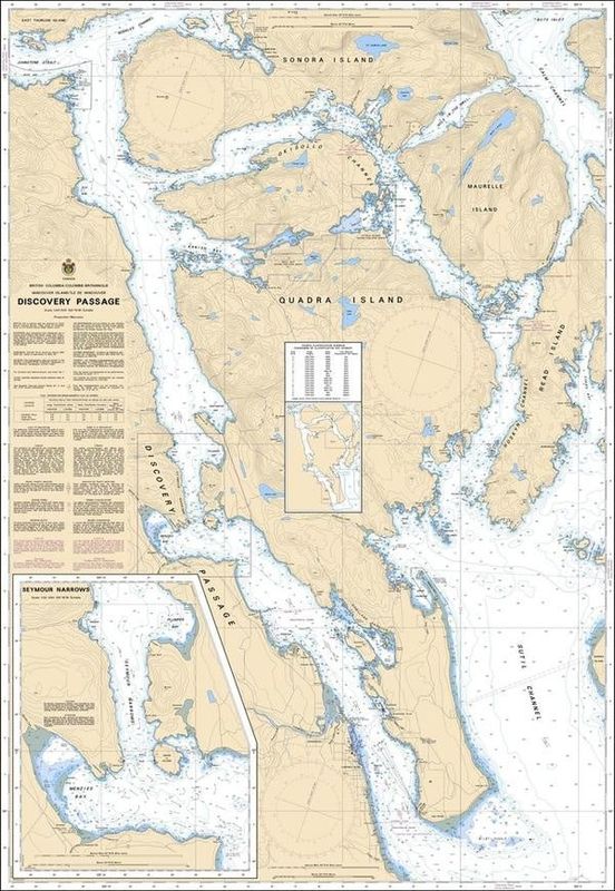 Nautical Charts - 3539 - Discovery Passage