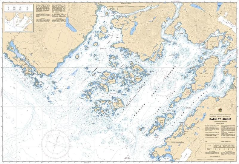 Nautical Charts - 3671 - Barkley Sound