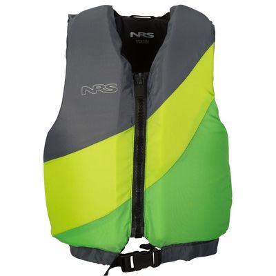 NRS - Crew Youth PFD, Color: Green