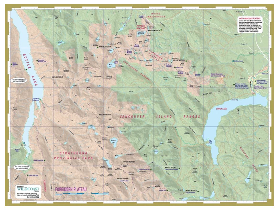 Wild Coast Publishing - 401 - Forbidden Plateau/Strathcona Provincial Park