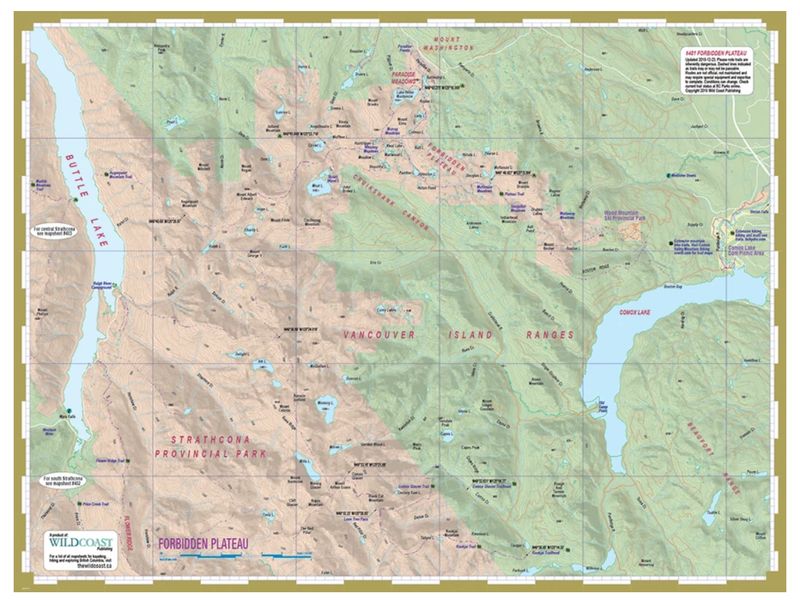 Wild Coast Publishing - 401 - Forbidden Plateau/Strathcona Provincial Park