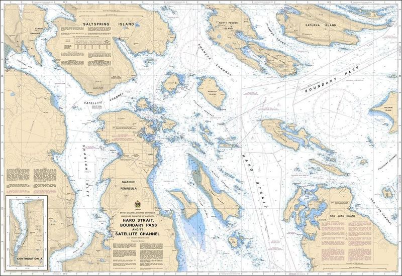 Nautical Charts - 3441 - Haro