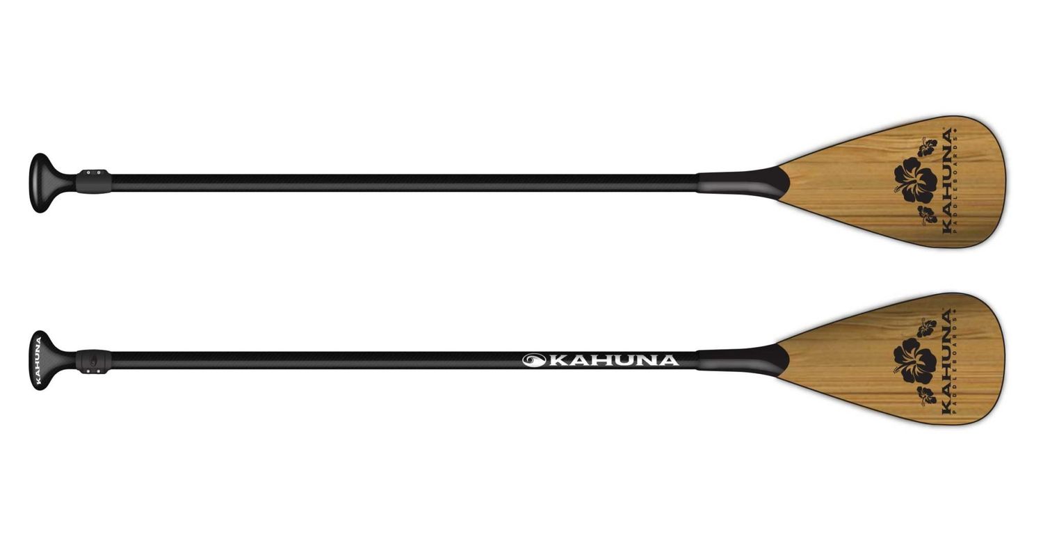 Kahuna - 2 Piece Full Carbon Shaft -  Bamboo Blade Paddle