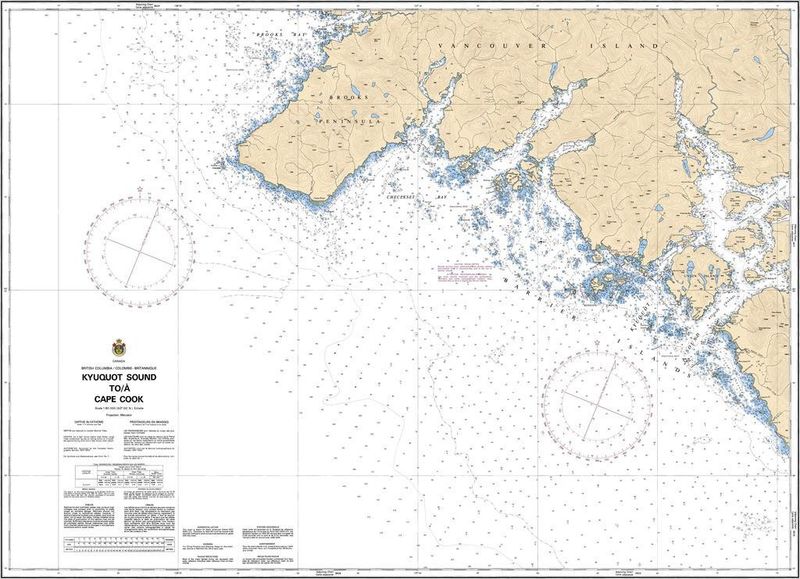 Nautical Charts - 3623 - Kyuquot