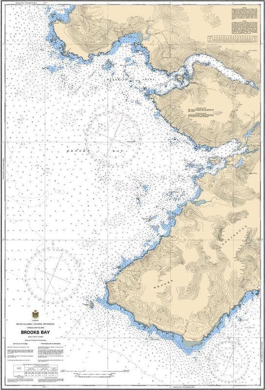 Nautical Charts - 3680 - Brooks Bay