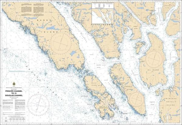 Nautical Charts - 3976 - Principe Channel to Douglas Channel