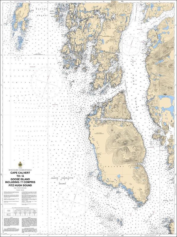 Nautical Charts - 3727 - Cape Calvert to Goose Island