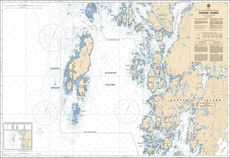 Nautical Charts - 3937 - Queen Sound