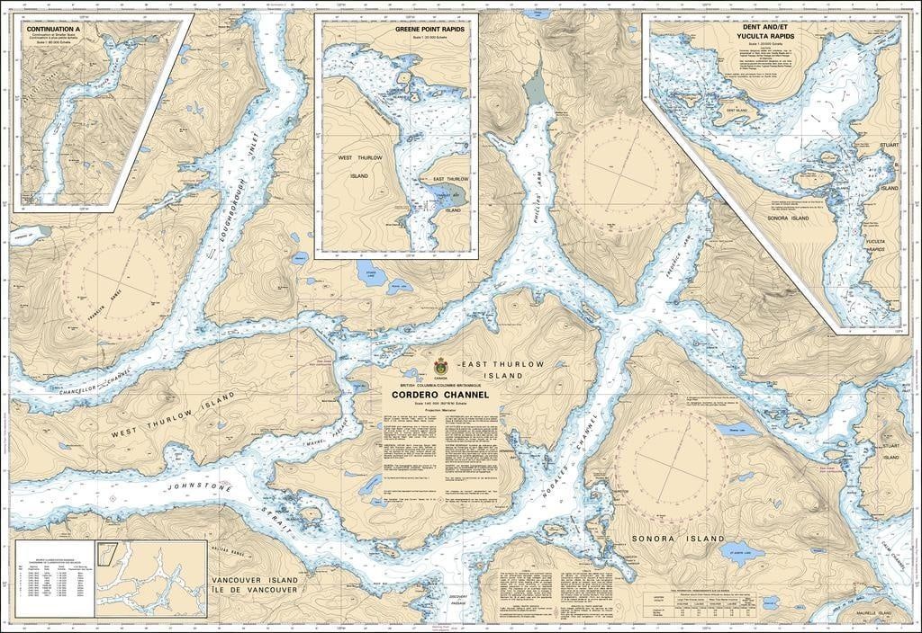 Nautical Charts - 3543-Cordero