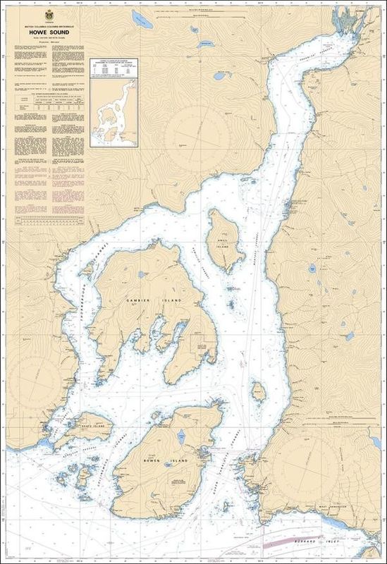 Nautical Charts - 3526 - Howe