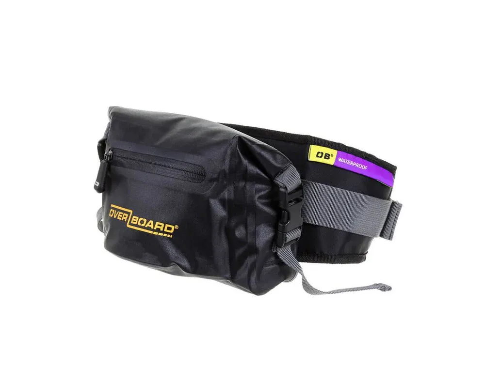 Overboard - Pro-Light Waterproof Waist Pack - 2 Litres (Black)