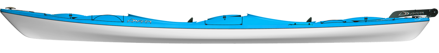 Delta - 17.5T - Rudder (2025), Color: Azure Blue