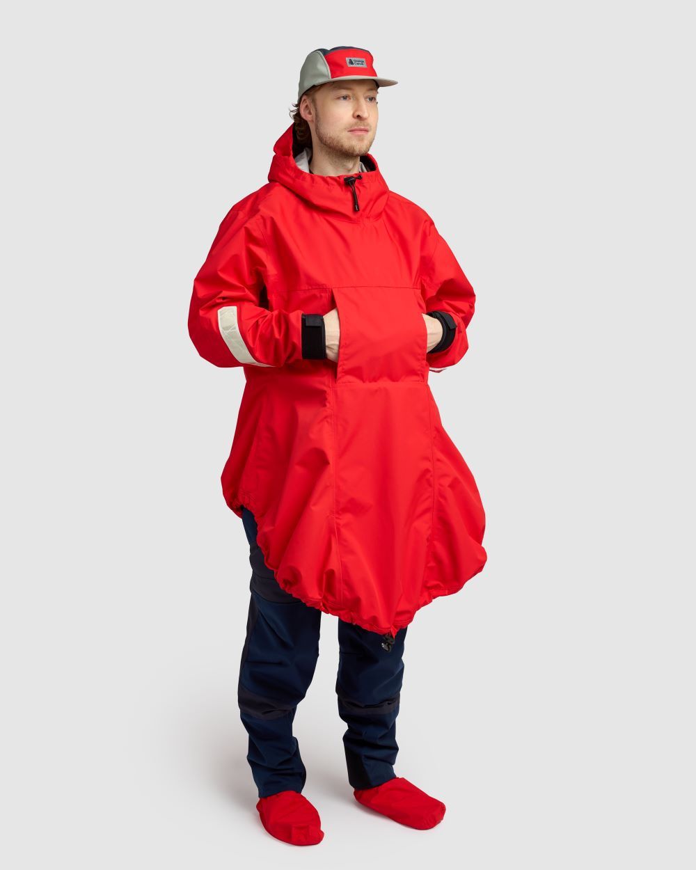 Orange Canoe - Paddling Cag, Color: Barge Red