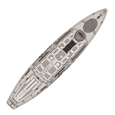 Confluence - Silent Traction for Radar 135Thick, Charcoal &amp; Orange