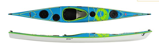 P&amp;H - (Available for DEMO) Aries 155 - Kevlar/ Diolen - Metalic Blue/Lite Green