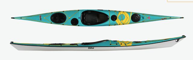 P&amp;H - (Available for DEMO) Cetus MV Kevlar/Carbon (Lightweight) - Turquoise/White/Yellow