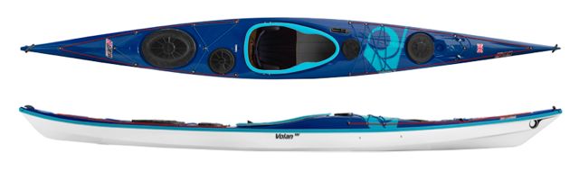 P&amp;H - (Available for DEMO) Volan 156 Kevlar/Carbon (Lightweight: Expedition) - Blue/Turqoise