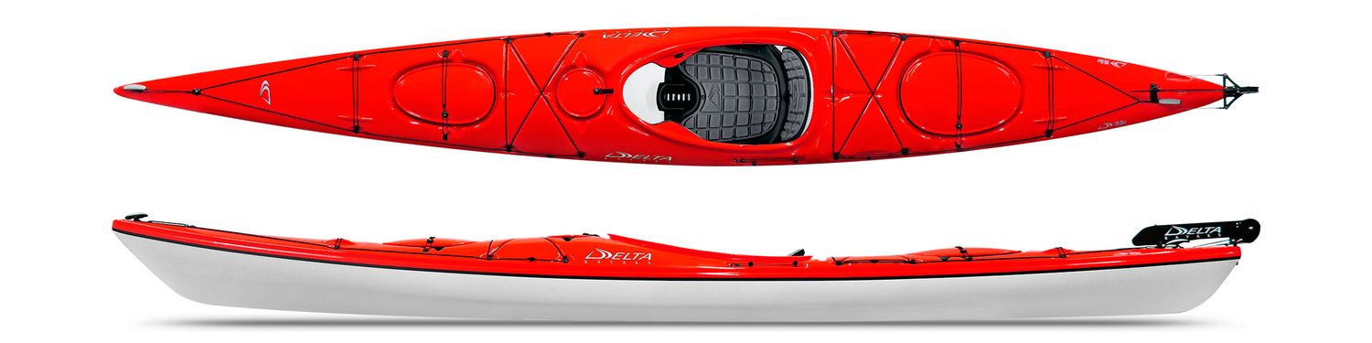 Delta - 15.5GT, Colour: Cherry Red, Directional Control: Rudder