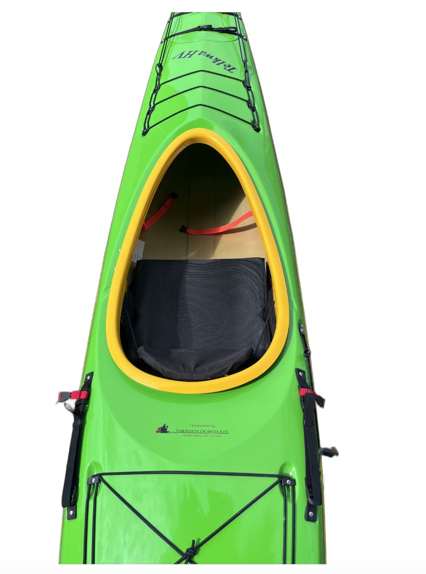 Nimbus - Telkwa HV Fiberglass Lime Green Deck w/ White Hull &amp; Safety Yellow Trim