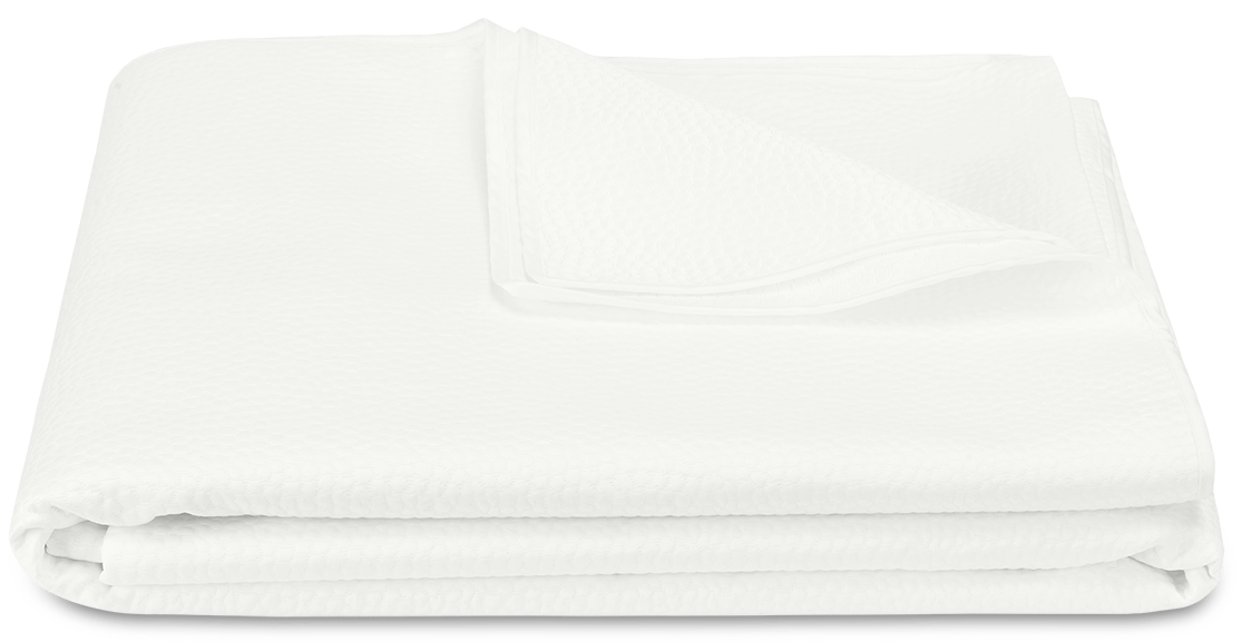 Matouk Eden Collection, Color: Bone, Size: Full/Queen Coverlet (94&quot; x 97&quot;)