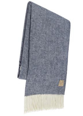 Lands Downunder Herringbone Throw Navy (51&quot; x 67&quot;)