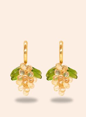 Annele Champagne Jelly Earrings