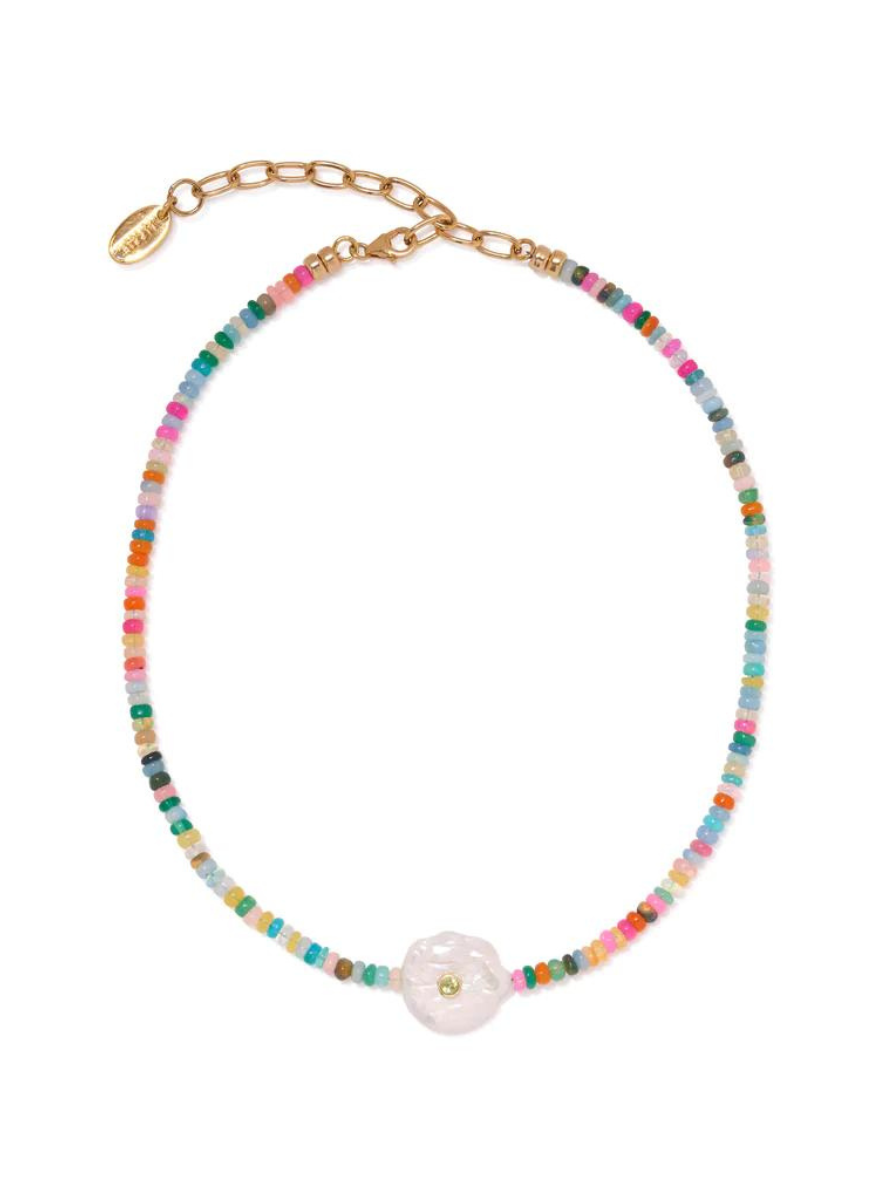 Lizzie Fortunato Destination Rainbow Opal Necklace