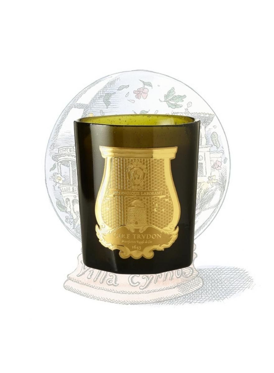 Trudon Cyrnos Candle (Green Vessel), Size: Classic