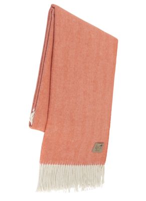 Lands Downunder Herringbone Throw Mandarin (51&quot; x 67&quot;)