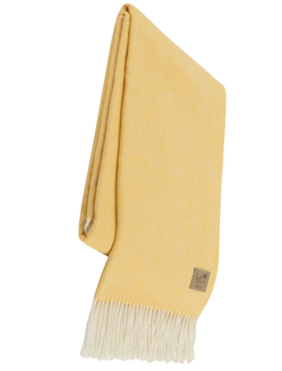 Lands Downunder Herringbone Throw Sunflower (51&quot; x 67&quot;)