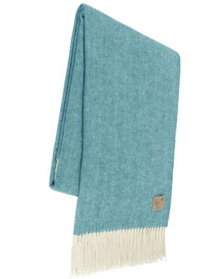 Lands Downunder Herringbone Throw Teal (51&quot; x 67&quot;)