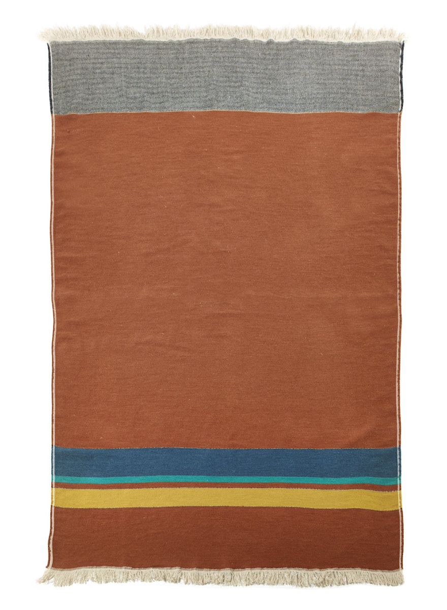 Libeco Redwood Stripe Throw (55&quot; x 86.6&quot;)