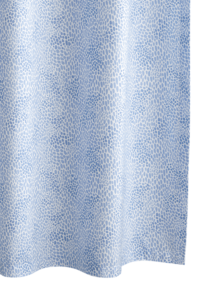 Matouk Nikita  Shower Curtain, Color: Azure (72&quot; x 72&quot;)