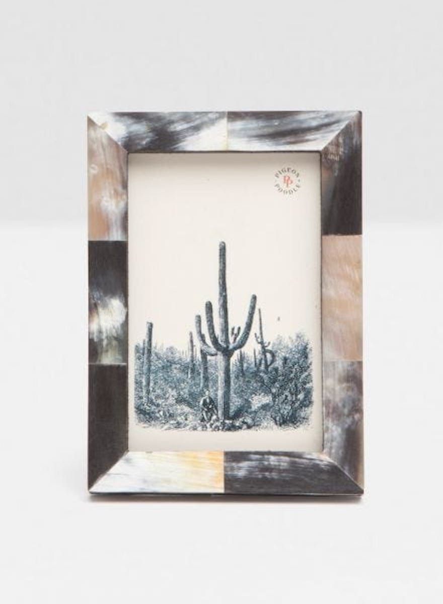 Pigeon &amp; Poodle Essen Frame (Dark Horn), Size: 4&quot; x 6&quot;
