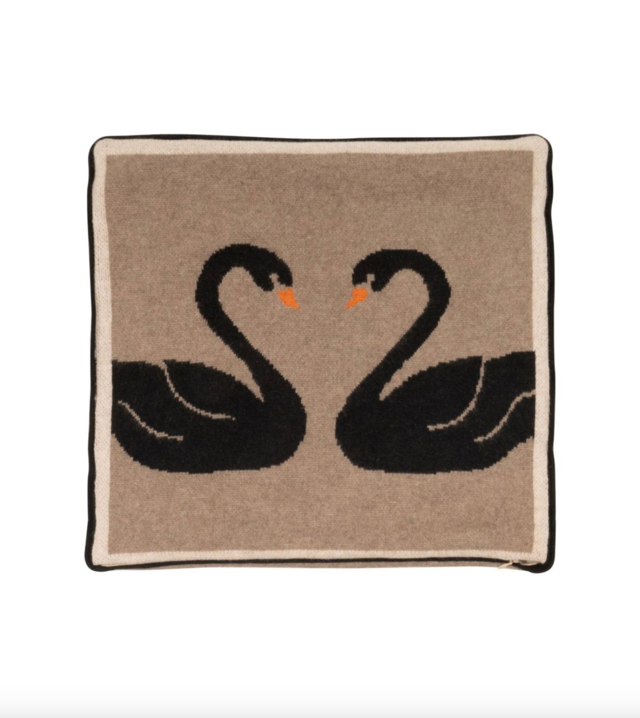 SAVED New York Swan Couple Pillow