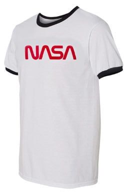 NASA Worm Logo T-Shirt