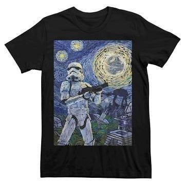 Star Wars Storm Trooper Starry Night T-Shirt