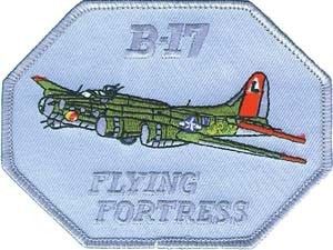 PATCH "B-17 FLYING FORTRESS