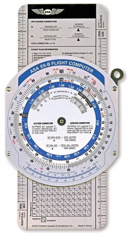 ASA E6-B Color Flight Computer