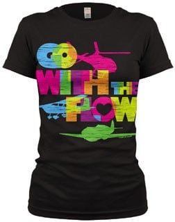 Go With The Flow Girls Youth Shirt