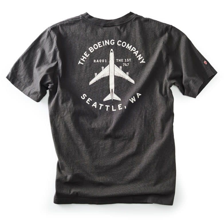 BOEING T-SHIRT, SLATE