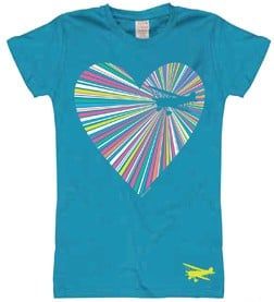 HEARTSHINE AIRPLANE Youth T-Shirt.