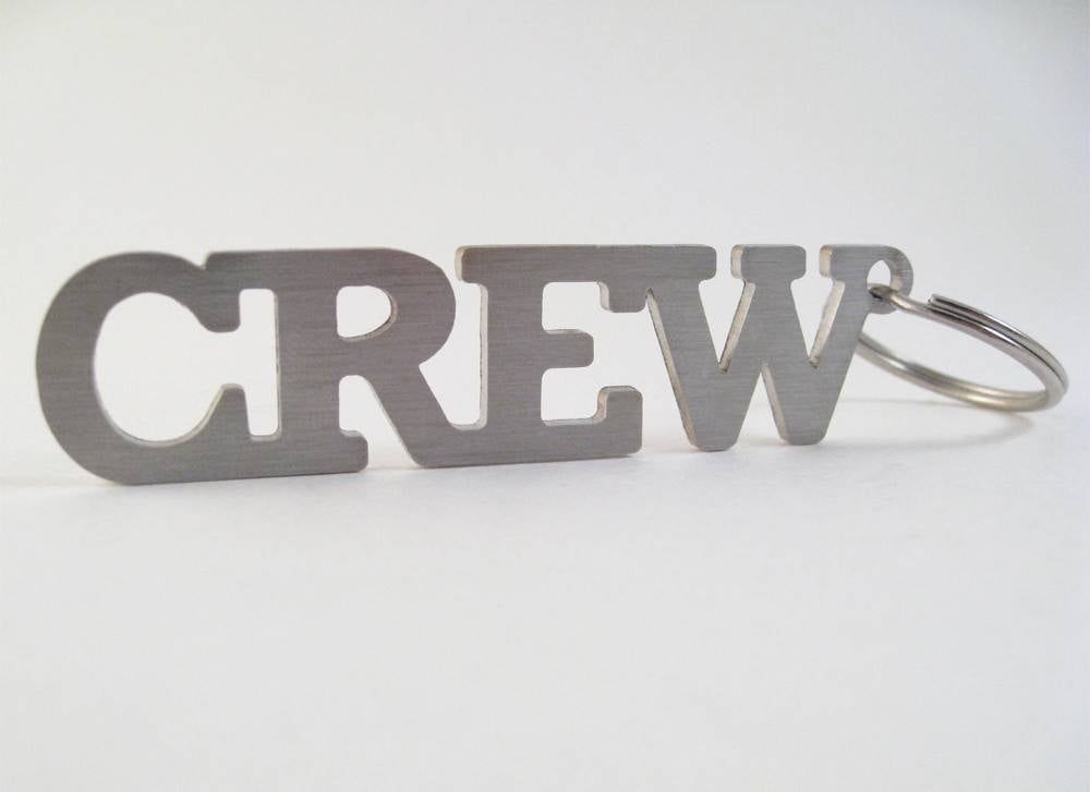 CREW Stainless Steel Keychain