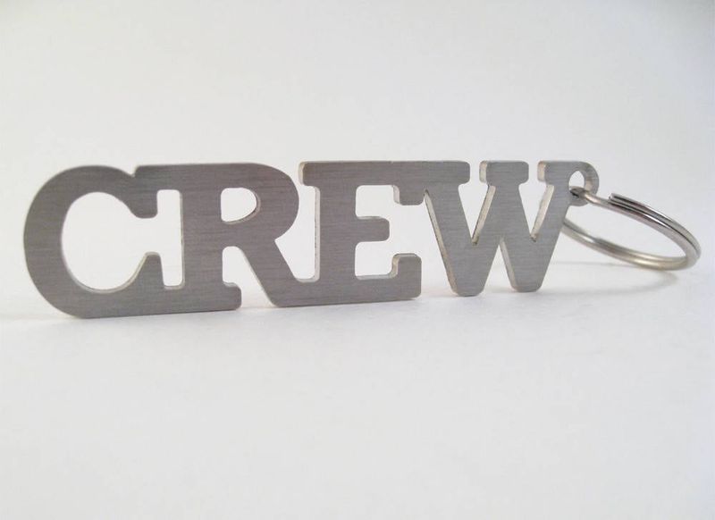 CREW Stainless Steel Keychain